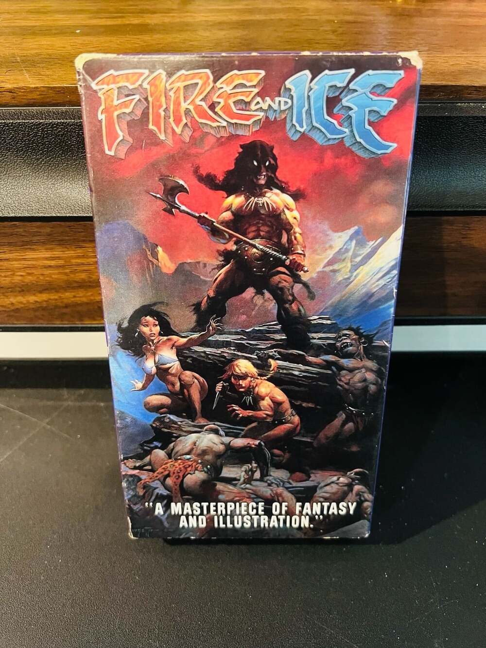 Fire and Ice VHS Tape 1983 Ralph Bakshi Frank Frazetta GoodTimes Home Video